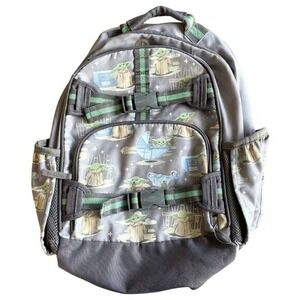 Pottery Barn Mackenzie The Mandalorian™ Grogu™ Glow-in-the-Dark Kids Backpack LG